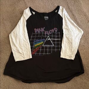 Pink Floyd Black and White Women's Top